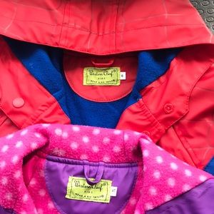 Rain kids jackets girl 4T